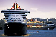 Queen Mary 2 Frontansicht