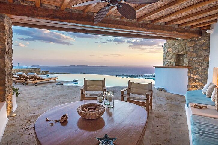 Lounge Villa N° 11 auf Mykonos