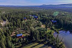 Aerial View The Chilko Experience Wilderness Resort