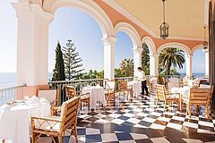 Portugal Madeira Belmond Reid's Palace Restaurantterrasse 