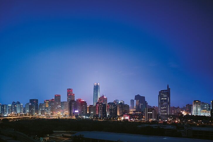 Pekings Skyline - China World Summit