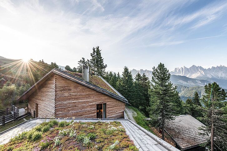 Sunrise Odles Lodge Dolomites