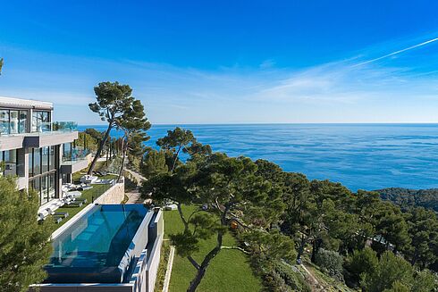 Èze -  Villa La Maison vue de Saint Jean Mandarin Oriental Exclusive Homes