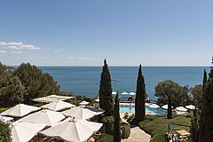 Italy - Tuscany The swimmingpool at Hotel Il Pellicano in Porto Ercole