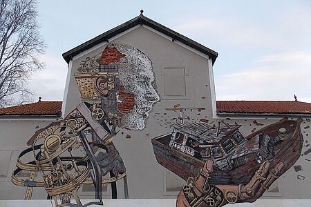 Streetart in Lissabon Entdecken Sie Lissabons Street Art: Bunte Azulejos, künstlerische Graffiti und Werke weltbekannter Künstler wie Vhils und Bordalo II prägen das Stadtbild. Erkunden Sie bei einer vierstündigen Tour mit einem Kunstführer die beeindruckendsten Kunstwerke in Vierteln wie Alfama oder Marvilla.