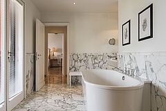 Italy - Tuscany Detail of a bathroom at Hotel Il Pellicano in Porto Ercole
