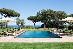 St. Tropez La Reserve Ramatuelle Hotel & Spa Garten Hauptpool
