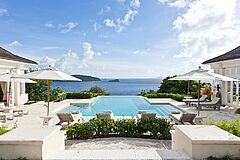 Poolbereich Grenadines Mustique Villas