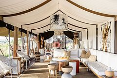 Lounge Singita Mara River Tented Camp Afrika