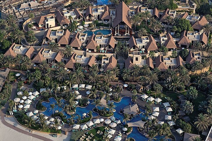 Dubai Beit Al Bahar Villas Vogelperspektive