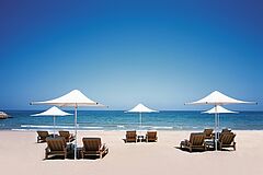 Muscat Al Bandar, Shangri-La Barr Al Jissah Resort & Spa Strandblick