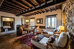 Living Room Vitigliano Tuscan Relais & Spa