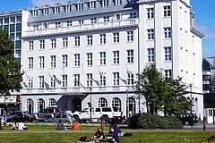 Außenfasade Island Reykjavik Hotel Borg