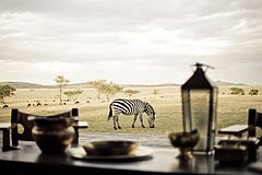 Aussicht Singita Sabora Tented Camp Afrika