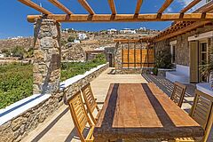Sitzbereich Villa N° 11 auf Mykonos