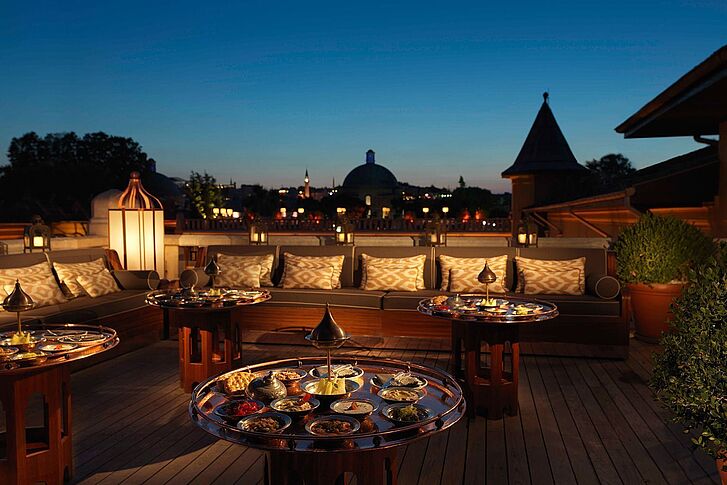 Terrasse Türkei Istanbul Four Seasons Sultanahmed