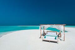 Bed Beach Milaidhoo Island Maldives