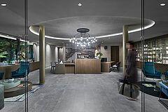 Rezeption Quellenhof Luxury Resort