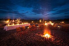 Dinner Vumbura Plains Camp