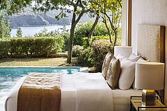 Cape Sounio Grecotel Boutique Resort Dream Villa Private Pool Master Bedroom