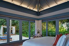 Beach Residence 2 Livingroom Raffles Maldives Meradhoo