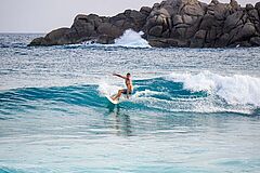 Surfing Four Seasons Resort Seychelles