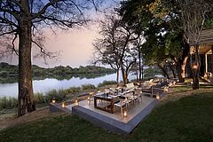 Outdoor Dining &Beyond Matetsi River Lodge
