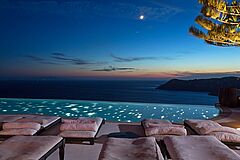 Pool Nacht 2 Myconian Utopia Resort