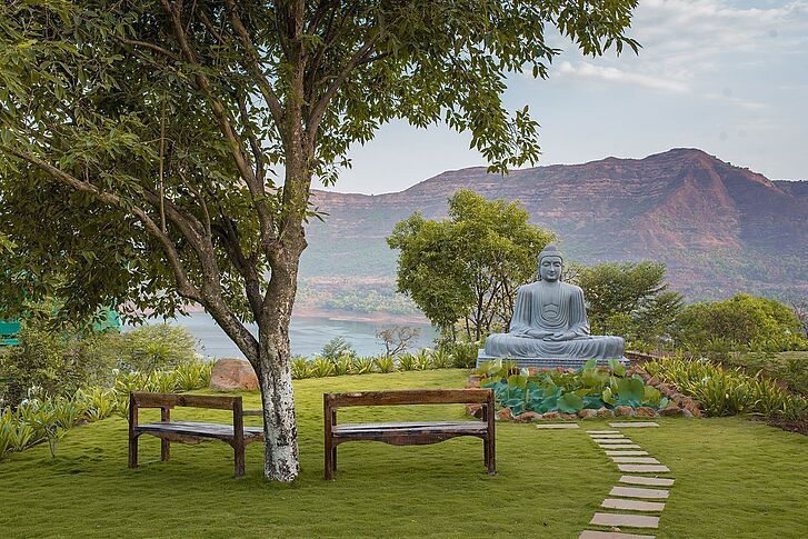 Garden Buddha Mulshi Pune Atmantan