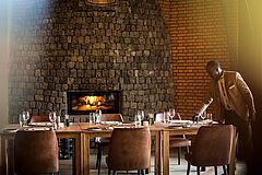 Dinner Bisate Lodge