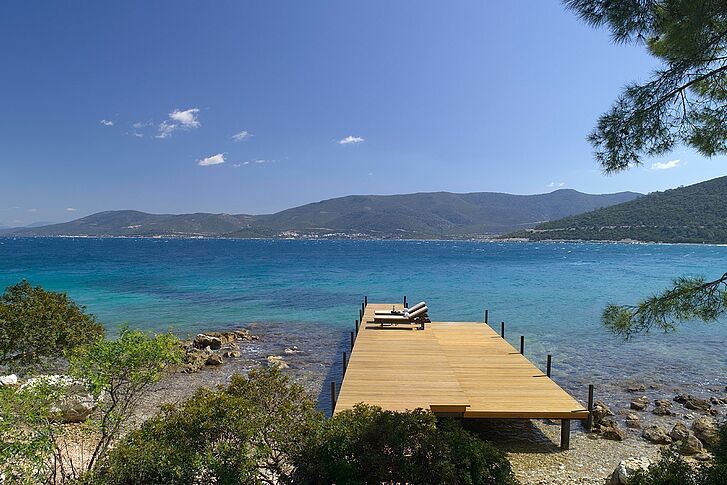 Strandsteg Türkei Bodrum Amanruya