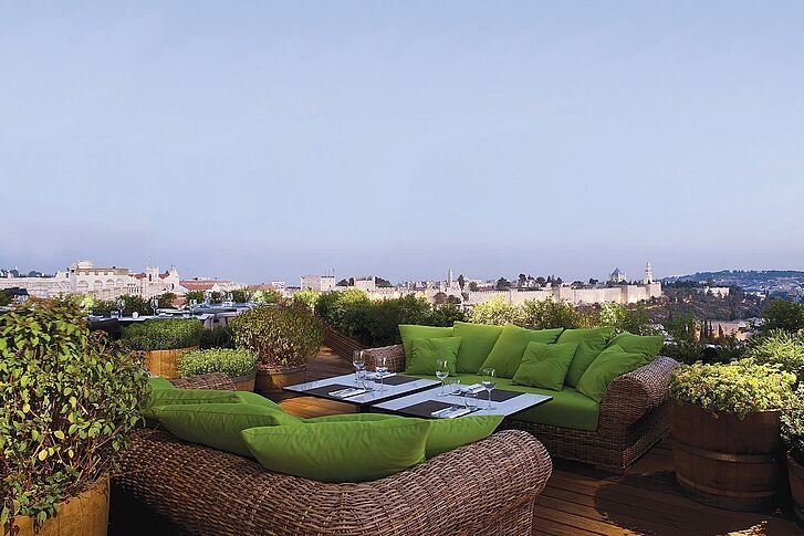 Rooftop Mamilla Hotel Jerusalem