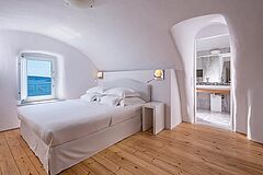 Santorin Canaves Oia Hotel Bett