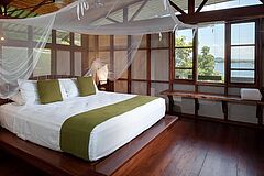 Schlafzimmer Jicaro Island Ecolodge