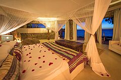 Schlafzimmer Kaya Mawa Lodge
