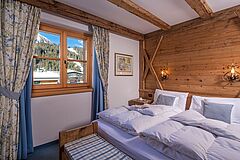 Zimmer Winteraussicht Chalet del Sogno