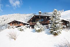 Winter Österreich Alpbach Luxus-Chalet Bischofer Alm