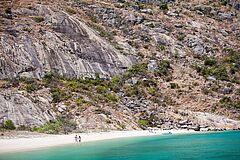 Spaziergang am Strand Lizard Island