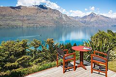 Veranda Aussicht Azur Lodge