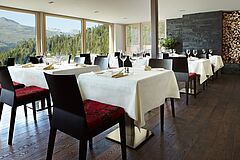 Schweiz Engadin NIRA Alpina Restaurant