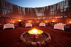 Motse Boma Dinner Tswalu Kalahari Reserve