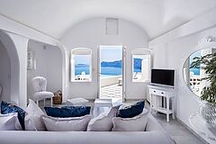 Wohnzimmer Santorin Canaves Oia Suites
