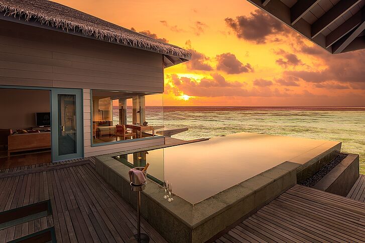 Water Exterior Room Raffles Maldives Meradhoo