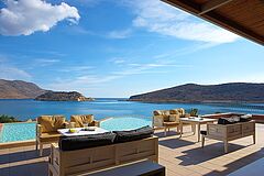 Bar Ausblick Kreta Domes of Elounda