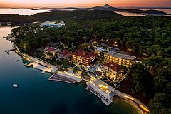 Kroatien Losinj Boutique Hotel Alhambra Vogelperspektive