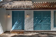 Beach Villa Exterior Raffles Maldives Meradhoo