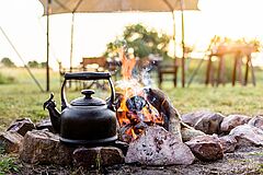 Lagerfeuer Kochen Singita Explore Afrika