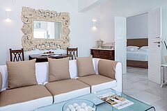 Santorin Canaves Oia Hotel Wohnbereich