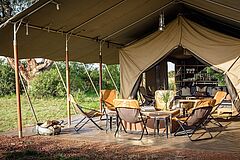 Terrasse Singita Explore Afrika