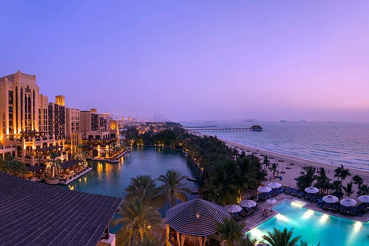 Lila Himmel Dubai Jumeirah Mina A Salam, Madinat Jumeirah